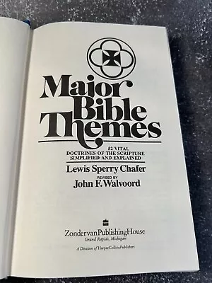 Major Bible Themes By Lewis Sperry Chafer • $10