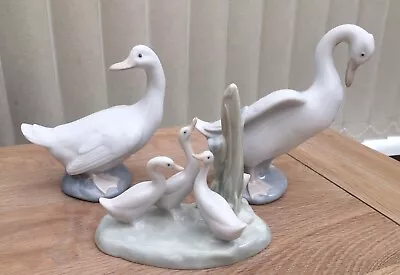 3 Nao Porcelain Geese / Ducks • £10
