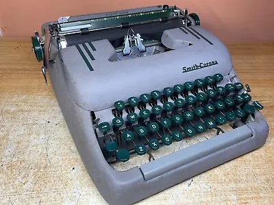 1953 Smith-Corona Silent-Super Working Vintage Portable Typewriter W New Ink • $275