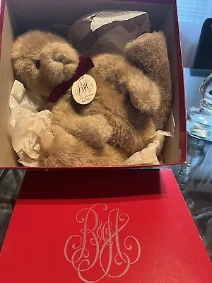 Teddy Bear Jointed Brown B. Altman's By Gund Limited Edition Plush 1987. • $80