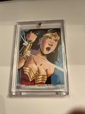 DC Comics Women Of Legend Wonder Woman Sketch Card 1/1 By Joe Simko - Cryptozoic • $100