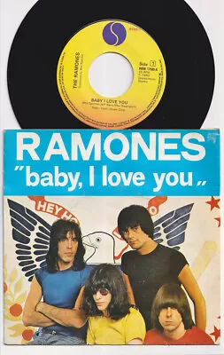 RAMONES * Baby I Love You * 1980 Dutch Only PS * PUNK * HOLLAND 45 * • £14.39