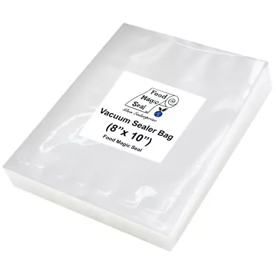 100 Quart 8 X 10  Bags Food Magic Seal 4 Mil For Vacuum Sealer Food Storage Bags • $24.99