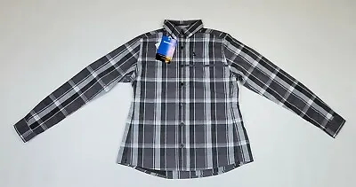 $55.99 • Buy Shimano Transit Checkered Button Up Shirt Cycling Women's Small