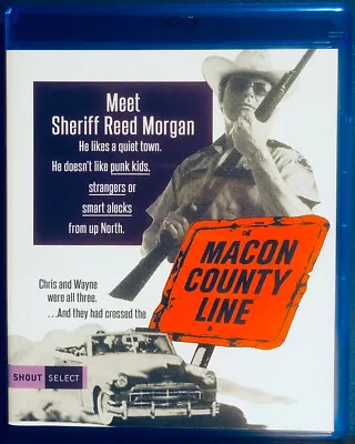 Macon County Line (1974) Shout Factory Region-A Blu-ray Max Baer Alan Vint • $16
