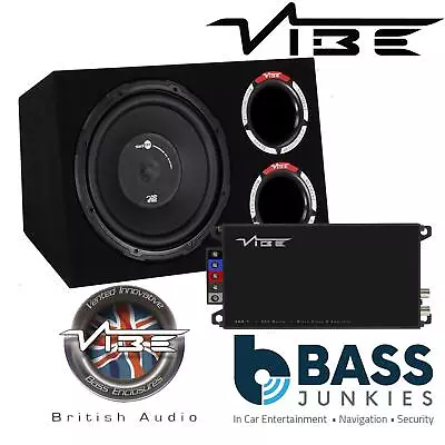 Vibe SLICK CBR12-V7 1200 WATTS PASSIVE 12  Car Sub Subwoofer Bass Box & Amp • £269