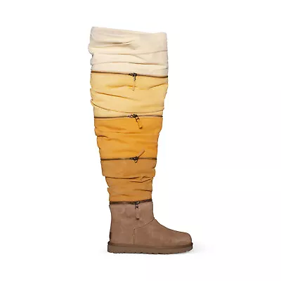 Ugg Classic Ultra Ultra Tall Chestnut Multi Suede Women's Boots Size Us 10 New • $249.99