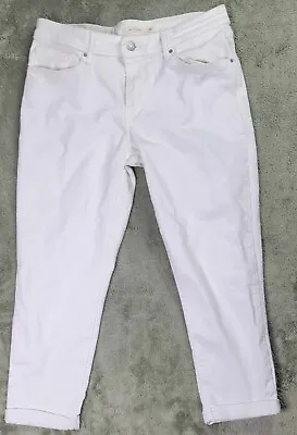 Levi's Jeans Womens Size 30 White Denim Mid Rise Skinny • $17