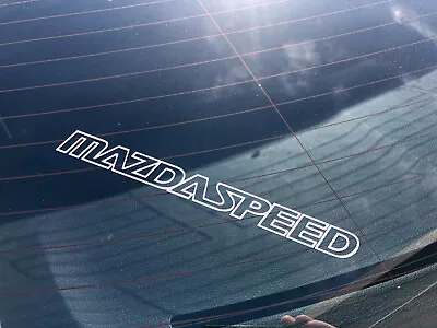 MAZDA SPEED Jdm Drift Turbo Rotary Fits Rx8 Rx7 Mps Sp25 Sp23 Car Window Sticker • $5.98