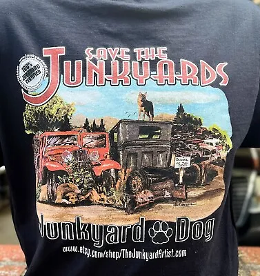 $25.49 • Buy Junkyard Dog Truck T-Shirt Model A Repair Ford Flathead Hot Rat Street Rod V8 32