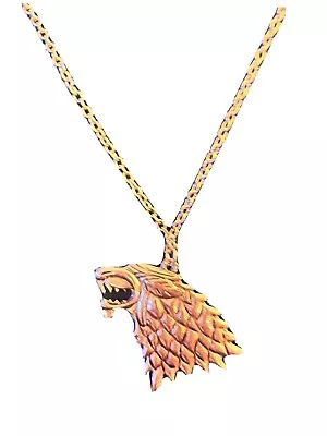 Game Of Thrones Stark Necklace Silver-Coloured • £0.99