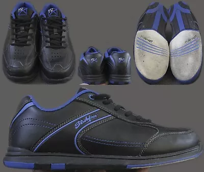 KR Strikeforce Flyer Bowling Shoes Men’s Size US 10.5 UK 9 EUR 43 Black/Blue • $30