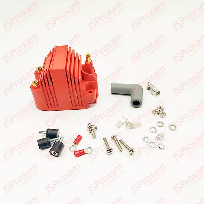 Ignition Coil MSD 8207 Street Blaster SS E-Core Square Epoxy Red 40000V Hi Volt • $45.90