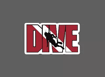 Dive Sticker Diver Scuba Waterproof NEW - Buy Any 4 For $1.75 EACH Storewide! • $2.95