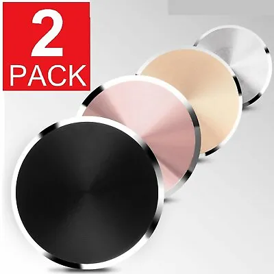 2-Pack Metal Plate Adhesive Sticker Replace For Magnetic Car Mount Phone Holder • $5.05