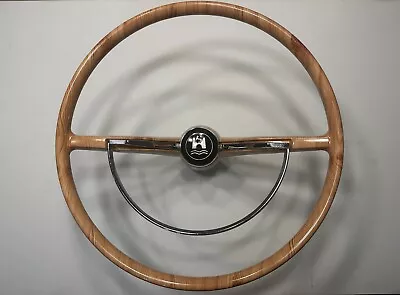 VW Volkswagen White Cedar Steering Wheel Beetle Bug Ghia T2 T3 Thing 21mm Spline • $299