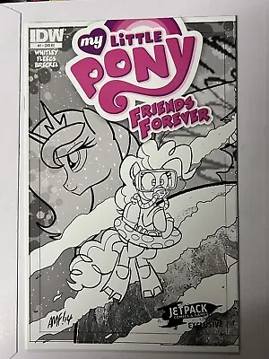 My Little Pony Friends Forever 7 Jetpack Comics Exclusive Black And White Varian • $10