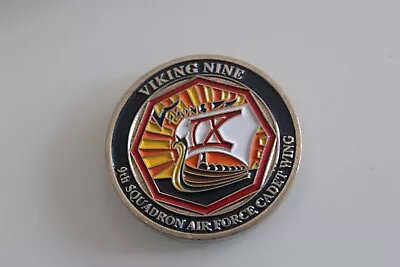 Viking Nine 9th Squadron Air Force Cadet Wing Challenge Coin • $5.01