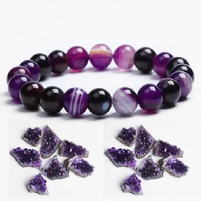 Natural Stone Balance Beaded Reiki Healing Bracelet Meditation Women Men Jewelry • $2.63