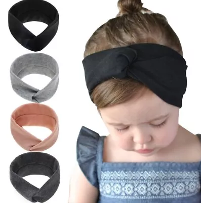 $10.49 • Buy 4 Pack Kid Girl Baby Headband Toddler Lace Bow Hair Band Accessories Headwear US