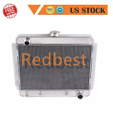 3 Row Aluminum Radiator For 1962-1967 Chevrolet Nova  Chevy Ii V8 63 64 65 66 • $116