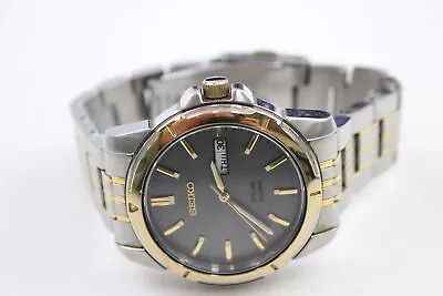 Mens Seiko Solar V158-0AD0 WRISTWATCH Solar Powered Untested  • £29