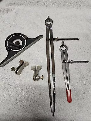 Starrett Machinist Lot Of Tools No 83 No 111 No12 Calipers More • $19.95