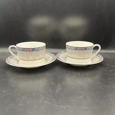 (2)MIKASA Mirabella HK 225 Coffee Cup And Saucer Ultima+ Super Strong Fine China • $20