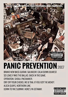 Jamie T Panic Prevention A3 Album Print Poster Wall Art Home Decor… • £16.99