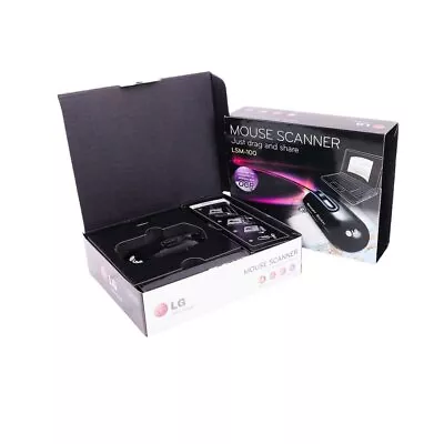 LG Smart Scan Black Computer USB 1200 DPI Mouse Model MCL1U (LSM-100) Scanner • $35.23