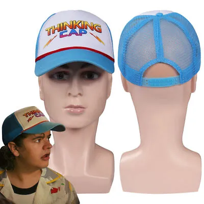 £6.99 • Buy Stranger Dustin Henderson Hat Cosplay Cap Thinking Caps Hellfire Club Headgear