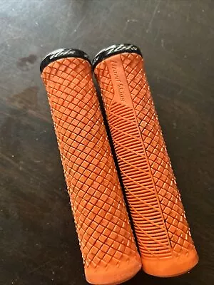 Ibis Lizard Skins Lock-On Grips Orange—— Used But Excellent Condition • $12