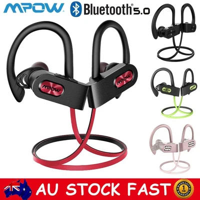 $30.39 • Buy Mpow Flame2 Waterproof Sport Wireless Bluetooth 5.0 Headphones Stereo Earphones