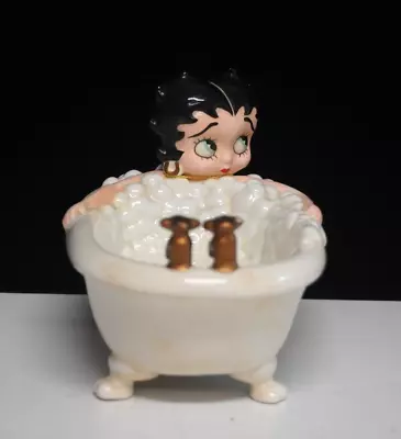 Ceramic Betty Boop In Bubble Bath Tub Soap Dish • $35.66