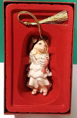 LENOX - MISS PIGGY -- KISS ME KERMIT -- Muppets -- Ornament -- -- NEW In BOX • $39.95