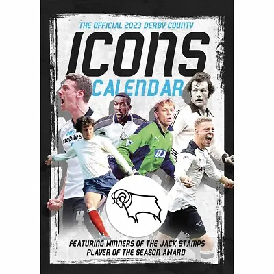 £10.99 • Buy Derby County FC Legends A3 Calendar 2023 - Football - Month To View