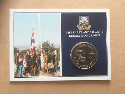 Vintage Falkland Islands 1982 Liberation Crown (50p) Commemorative Pack. • £7.50