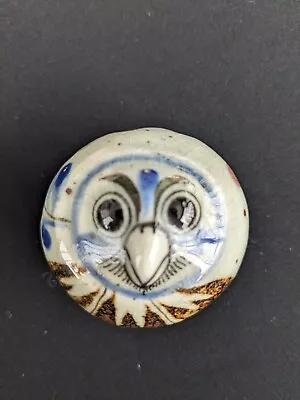 Vintage Jorge Wilmot Owlet Tonala Folk Pottery Figurine 1980's Mexico Signed • $39.95