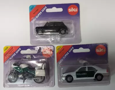 Siku Diecast Police Polizei Mini Cooper Super Series LOT Of 3 NEW IN PACKAGE • $19.99