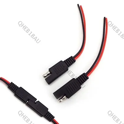 10CM SAE Power Connector Male Female Plug Wire 18AWG For Automotive Cable 25H • $5.02