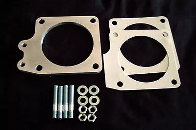 Throttle Body Spacer Plate 1/2  65 70 75 80 90mm Fits Mustang GT40 5.0 • $37.95