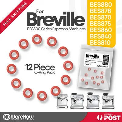 12pce O-Ring Pack For Breville BES880 BES870 BES860 BES840 Orings O Rings  • $8