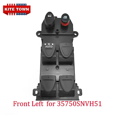 Master Power Window Door Switch Left Side For 2006-2011 Honda Civic 35750SNVH51 • $19.99