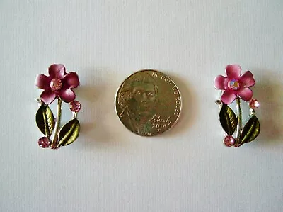 2 Hole Slider Beads Fleur Pink  #2 • $4.95