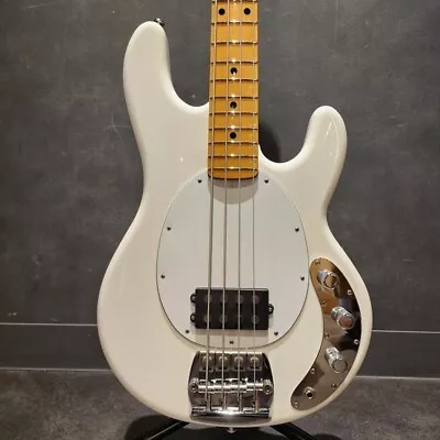 MUSIC MAN: Retro '70s StingRay Bass (White) Electric Bass • $6034.32