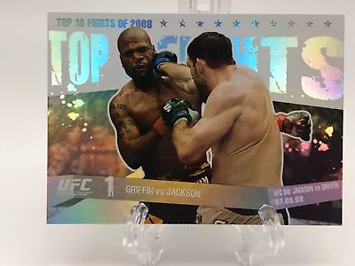 $19.99 • Buy 2009 Topps Forrest Griffin Vs Quinton Rampage Jackson ROUND 1