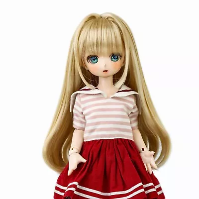 8-9 Inch BJD 1/3 Doll Wigs Long Straight Blonde For Dollfie DIY Hair SD Factory • $19.99