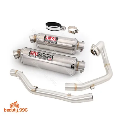 For Suzuki DRZ400E DRZ400S DRZ400SM 2000-2023 Full System Exhaust Pipe Mufflers • $236.18