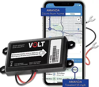 GPS Tracker For Vehicles With Real-time Alerts 4G LTE - Livewire Volt • $19.95