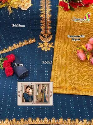 £29.90 • Buy Salwar Kameez Suit Designer Indian Dress Pakistani Anarkali Party Wear Fancy  TP